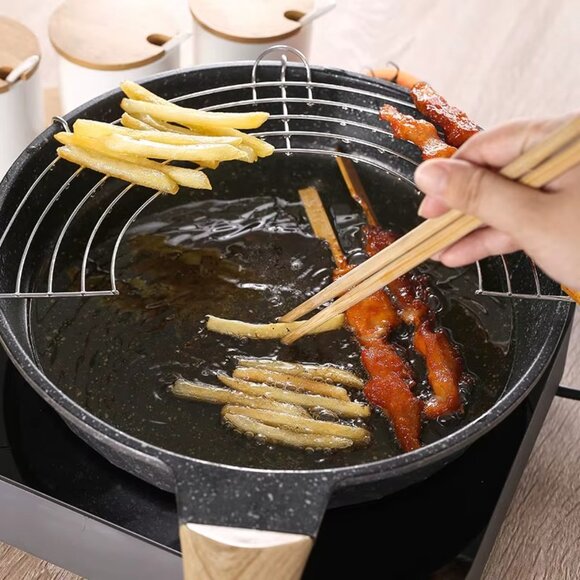 Stainless Steel Oil Drain Frying Oil Drip Rack(1 Rack(36 Cm)) - Picture 9 of 10